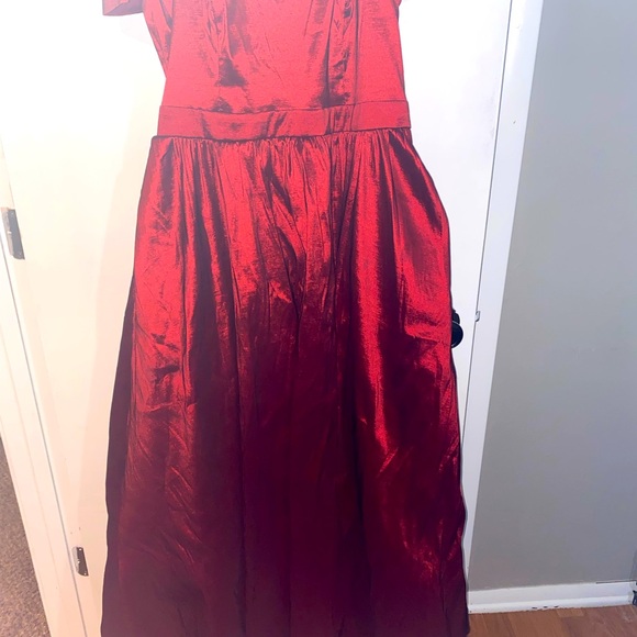 B Darlin Dress, Red Ball Gown from Dillards - Picture 2 of 7